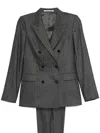 Tagliatore Dresses Grey In Grey