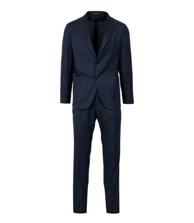 Tagliatore Dresses Navy Blue