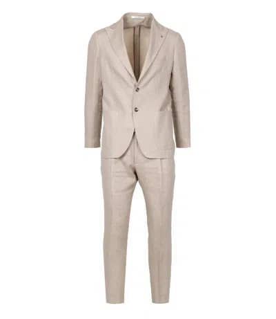 Tagliatore Dresses Sand In Neutral