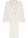 Tagliatore T-albar Double-breasted Suit In White