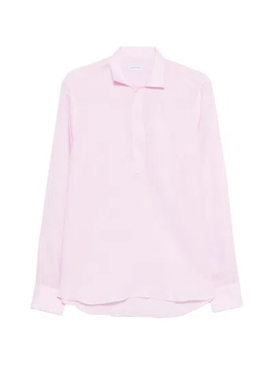 Tagliatore Dustin Long-sleeve Shirt In Pink