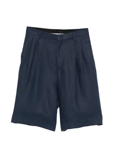 Tagliatore Effie Shorts Mit Falten In Blue