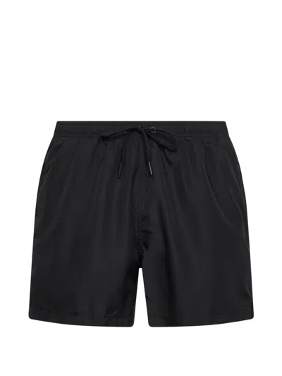 Tagliatore Elasticated-waistband Drawstring-fastening Swim Shorts In Black