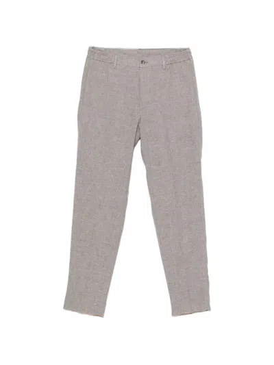 Tagliatore Elasticated-waistband Trousers In Gray