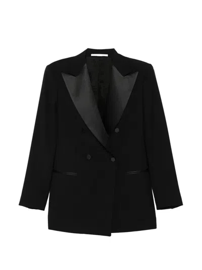 Tagliatore Elenia Double-breasted Suit In Black