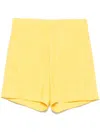 Tagliatore Elle Shorts In Yellow