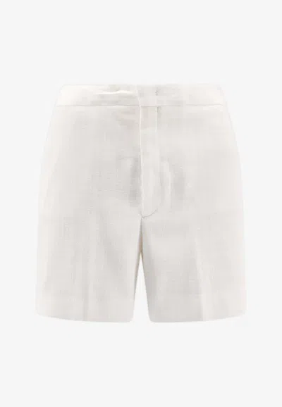 Tagliatore Elle Tailored Mini Shorts In White