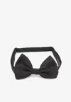 Tagliatore Adjustable Bow Tie In Black