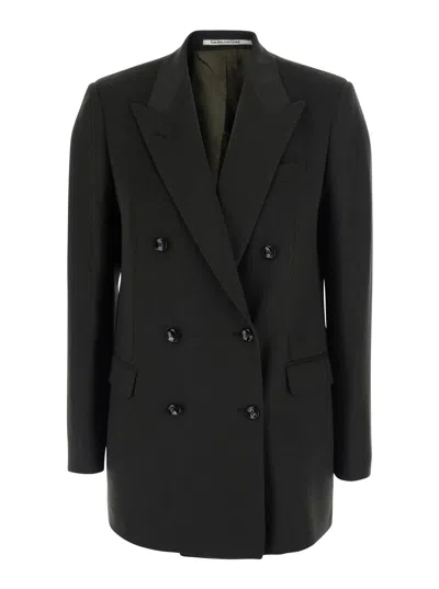Tagliatore Essential Cashmere Jacket For Women In Animal Print
