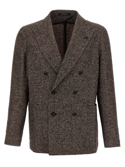 TAGLIATORE EXCLUSIVE GARMENT BLAZER BROWN