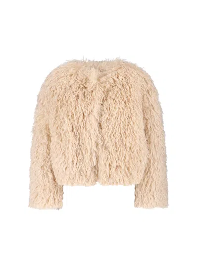 TAGLIATORE FAUX FUR JACKET