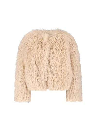 TAGLIATORE FAUX FUR JACKET