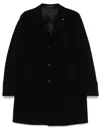 Tagliatore Single-breasted Coat In Black