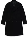 Tagliatore Felted Coat In Blue