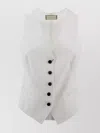 Tagliatore Fitted Waistcoat Pinstripes Darted