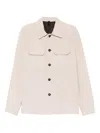 Tagliatore Flap-pockets Button-fastening Jacket In Neutral
