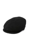 Tagliatore Flat-brimmed Hat In Black