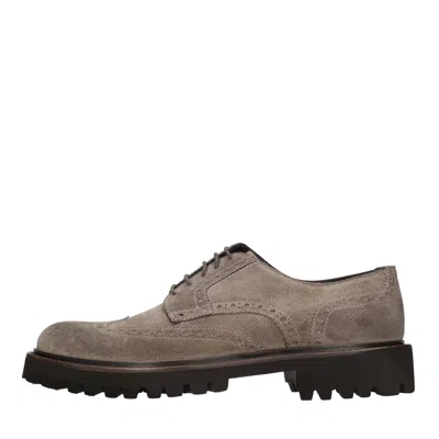 Tagliatore Flat Shoes Grey In Grigio Neri E Grigi