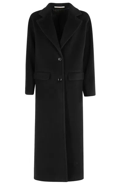 Tagliatore Carine Flap-pocket Coat In Black