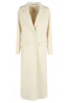 Tagliatore Carine Flap-pocket Coat In White