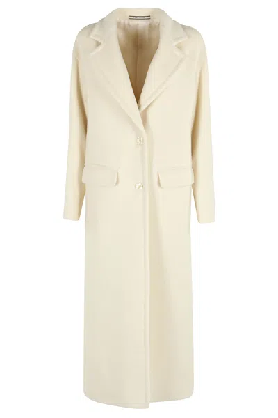Tagliatore Carine Flap-pocket Coat In Neutral