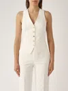 Tagliatore Gilet Gaelle Jacket In White