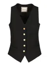 Tagliatore Gaelle Waistcoat In Black