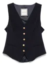 Tagliatore Gaelle Waistcoat In Blue