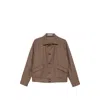 Tagliatore Houndstooth-pattern Button-up Jacket In Brown
