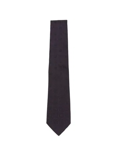 TAGLIATORE GEOMETRIC-PATTERNED JACQUARD TIE