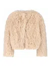 Tagliatore Giacca In Pelliccia Faux In Multi