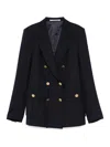 Tagliatore Wool Double-breasted Jacket With Peak Lapels