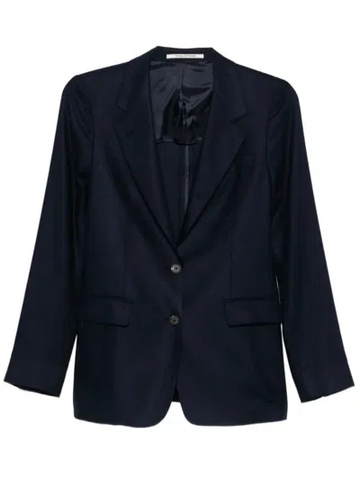 Tagliatore Single-breasted Parigi Jacket In Blue