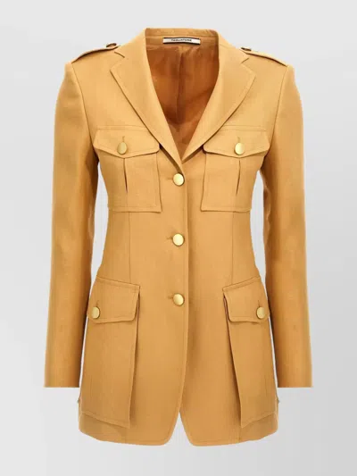 TAGLIATORE 'GIAMILA' BLAZER WITH EPAULETTES AND FLAP POCKETS