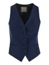 Tagliatore Gilet Woman In Blue