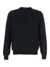 Tagliatore Girocollo In Merinos In Black