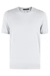 Tagliatore Round Neck T-shirt In Perla