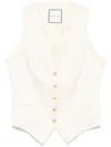 Tagliatore Giselle Waistcoat In 中性色
