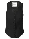 Tagliatore Giselle Vest In Black