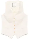 Tagliatore Giselle Waistcoat In Neutrals