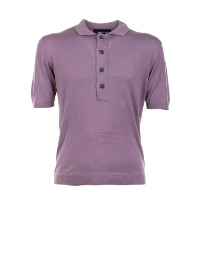 Tagliatore Glicine Clothing T-shirts And Polos In Purple