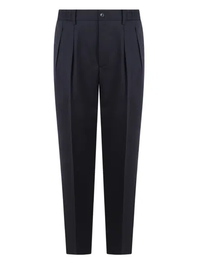 Tagliatore Belt Loop Track Pants In Blue