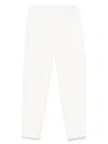 Tagliatore Tapered Trousers In 白色