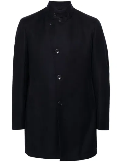 Tagliatore Gordon Coat In Blue