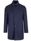 Tagliatore High-collar Long-sleeved Coat