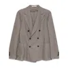 Tagliatore Double-breasted Wool And Silk Jacket