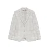 Tagliatore Single-breasted Blazer In White