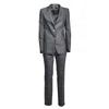 Tagliatore Grey Houndstooth Wool And Cashmere Paris Set