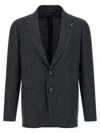 Tagliatore Grey Montecarlo Blazer In Grey