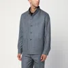 Tagliatore Wool Jacket With Front Pockets And Notched Collar In Gray